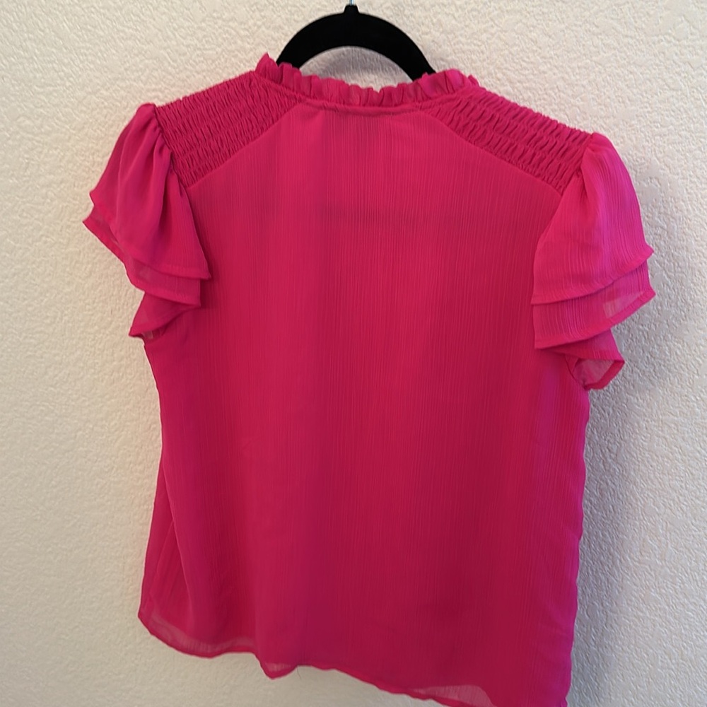 Hot pink blouse xs - Picture 7 of 9